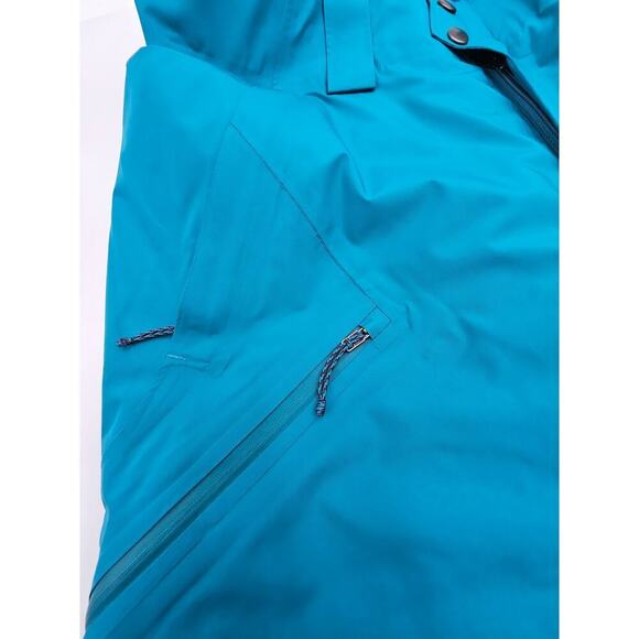 Patagonia Women's S Belay Blue Insulated Powder Town Snow Pants Reg NWT - Picture 11 of 13